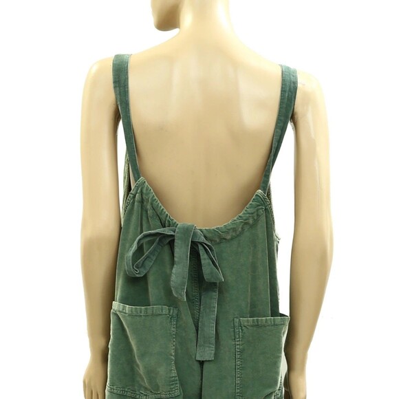 Free People We The Free Freebird Cord Jumpsuit Wide Leg Cotton Cozy M New 284569 - Picture 7 of 8